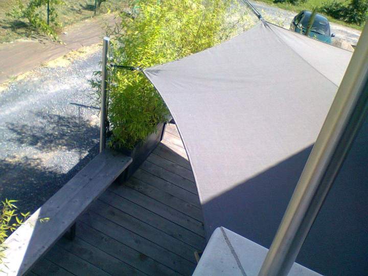 Voile d'ombrage sur mesure pour jardin Tarbes